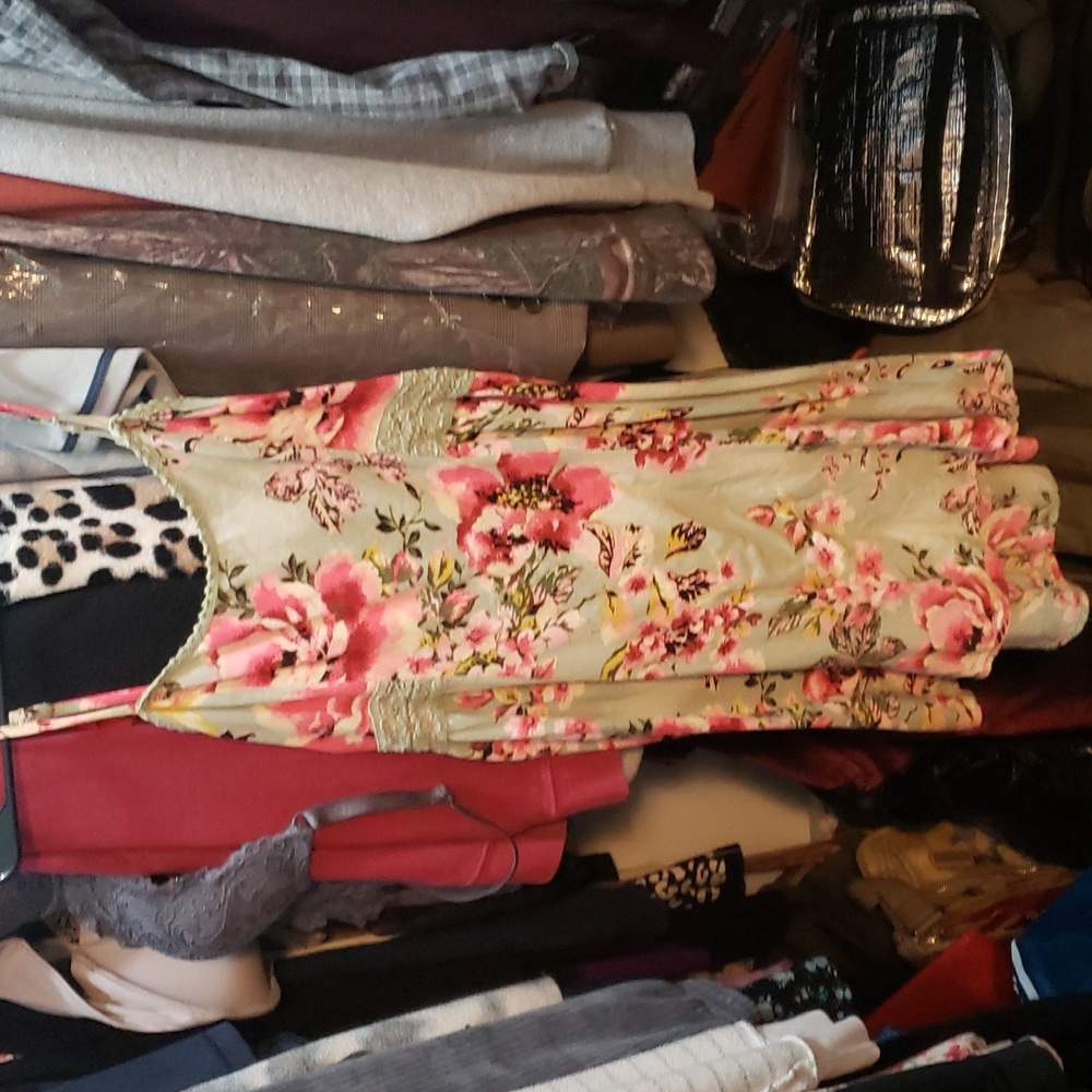 Mossimo floral spaghetti strap dress
